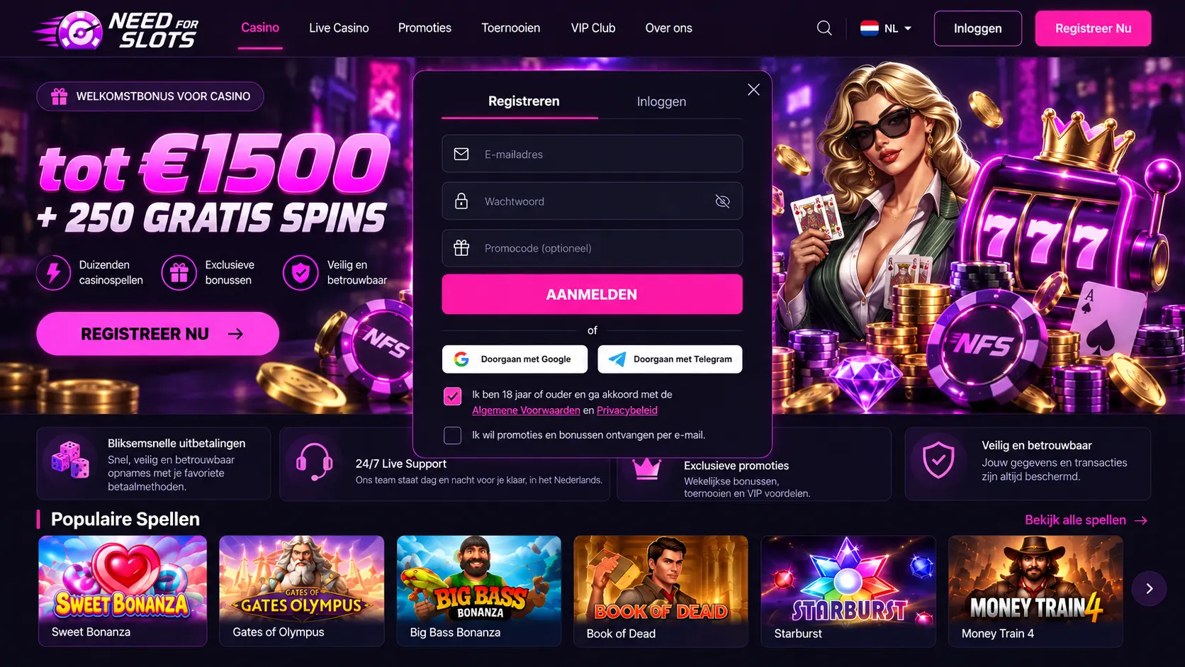 Needforslots Account: Aanmelden, Inloggen en Verifiëren image 2